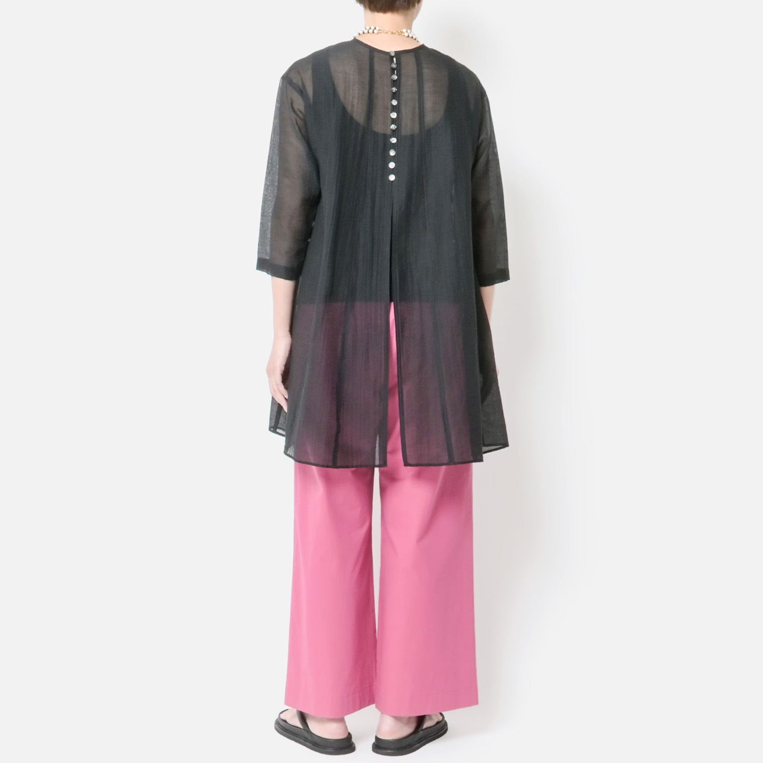 [Harriss] A-line 2-way tunic blouse