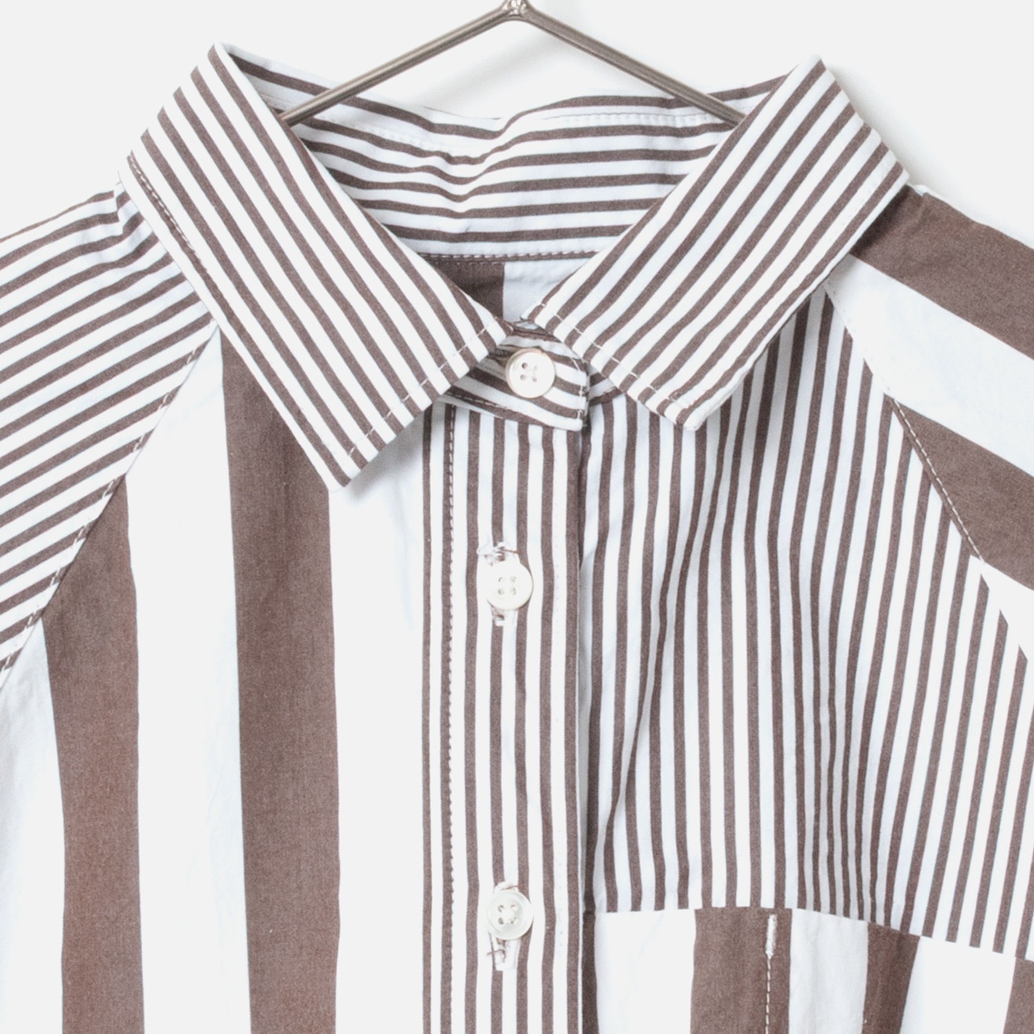 [RaPPELER] Raglan short length shirt_Dark Brown(70)