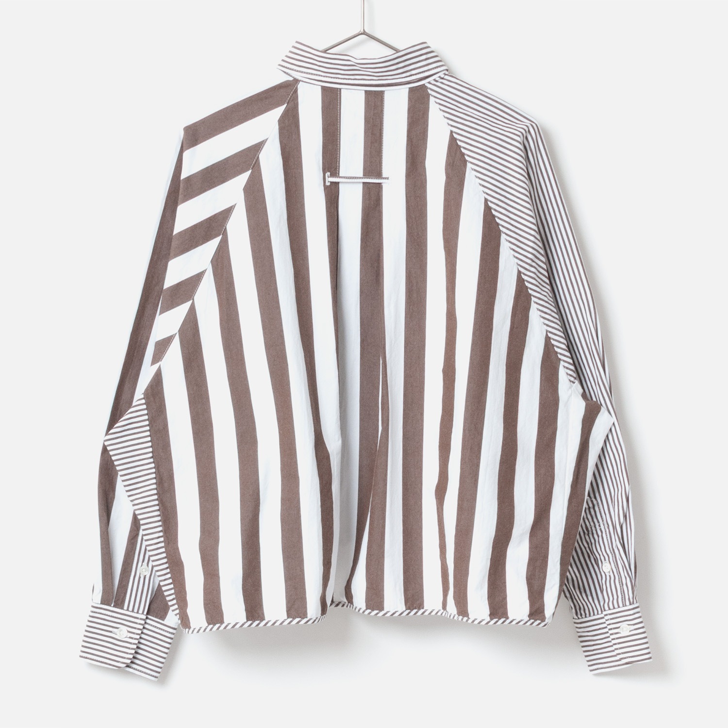 [RaPPELER] Raglan short length shirt_Dark Brown(70)