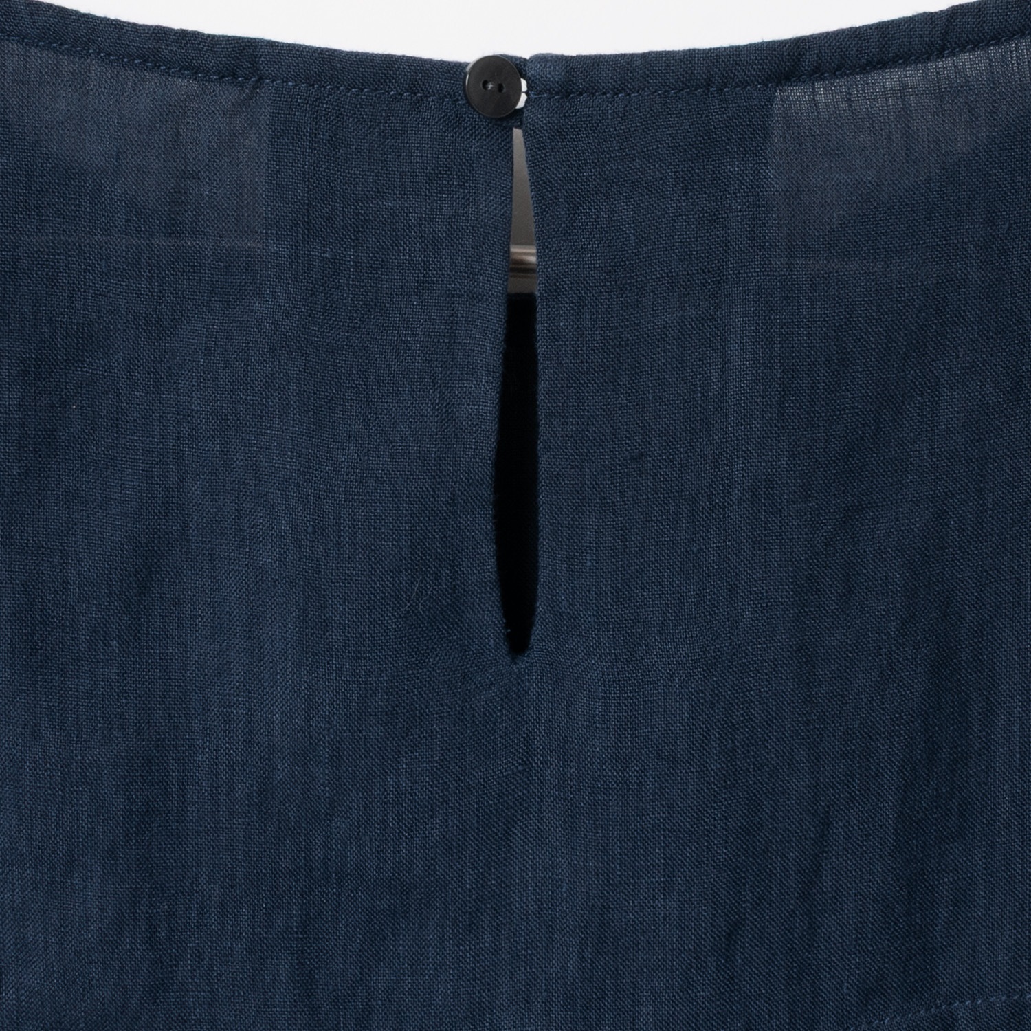 [Harriss] Linen cropped blouse