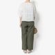 [Harriss] Linen cropped blouse