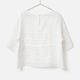 [Harriss] Linen cropped blouse