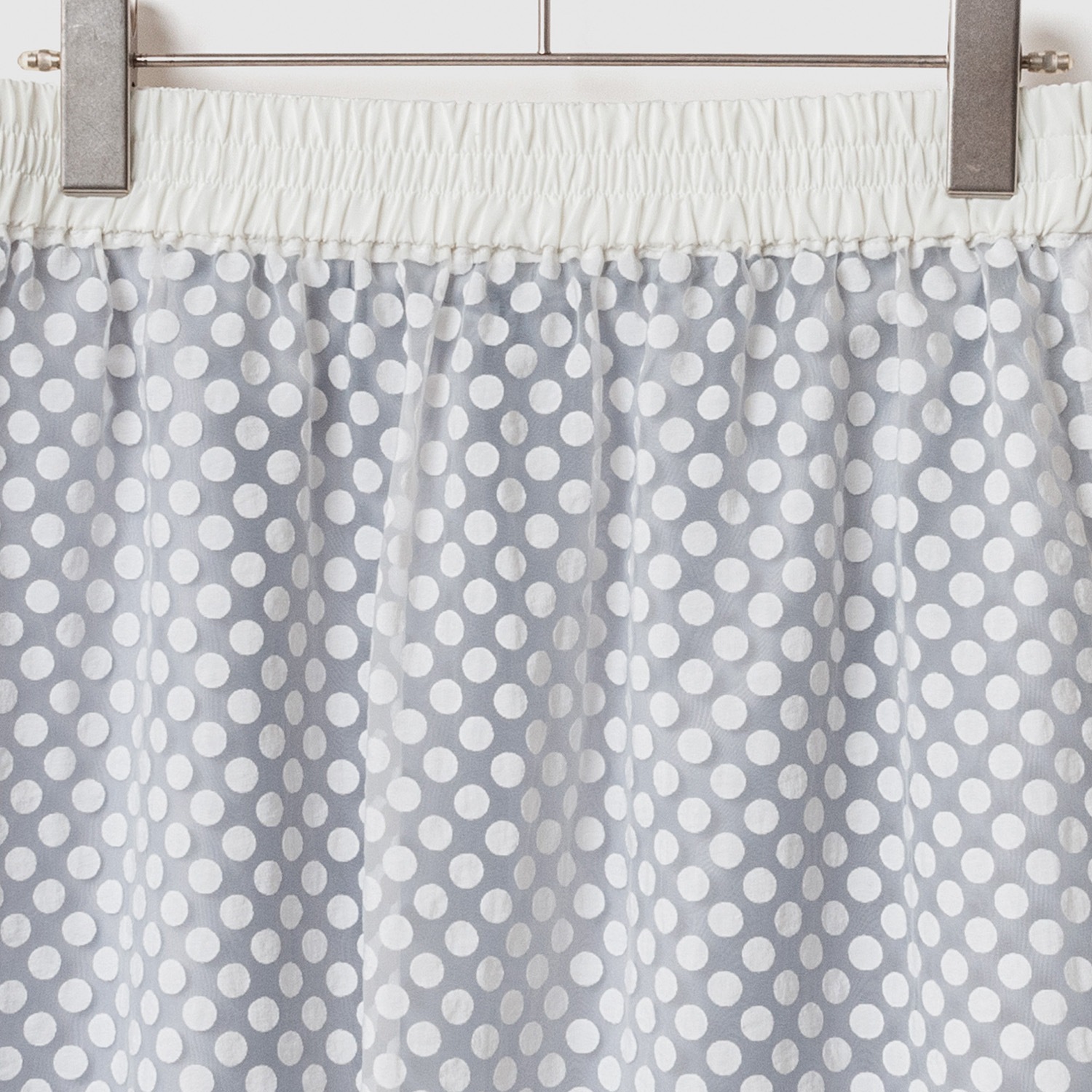 [Harriss �� Keiko Okamoto] Long skirt with opal print_Off white(02)