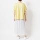 [Harriss �� Keiko Okamoto] Long skirt with opal print_Off white(02)