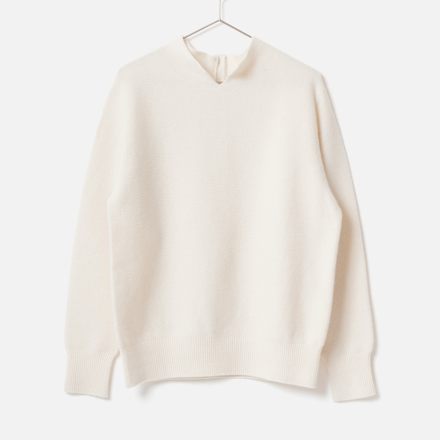 [le ciel de HARRISS] Back Button Polo Knit