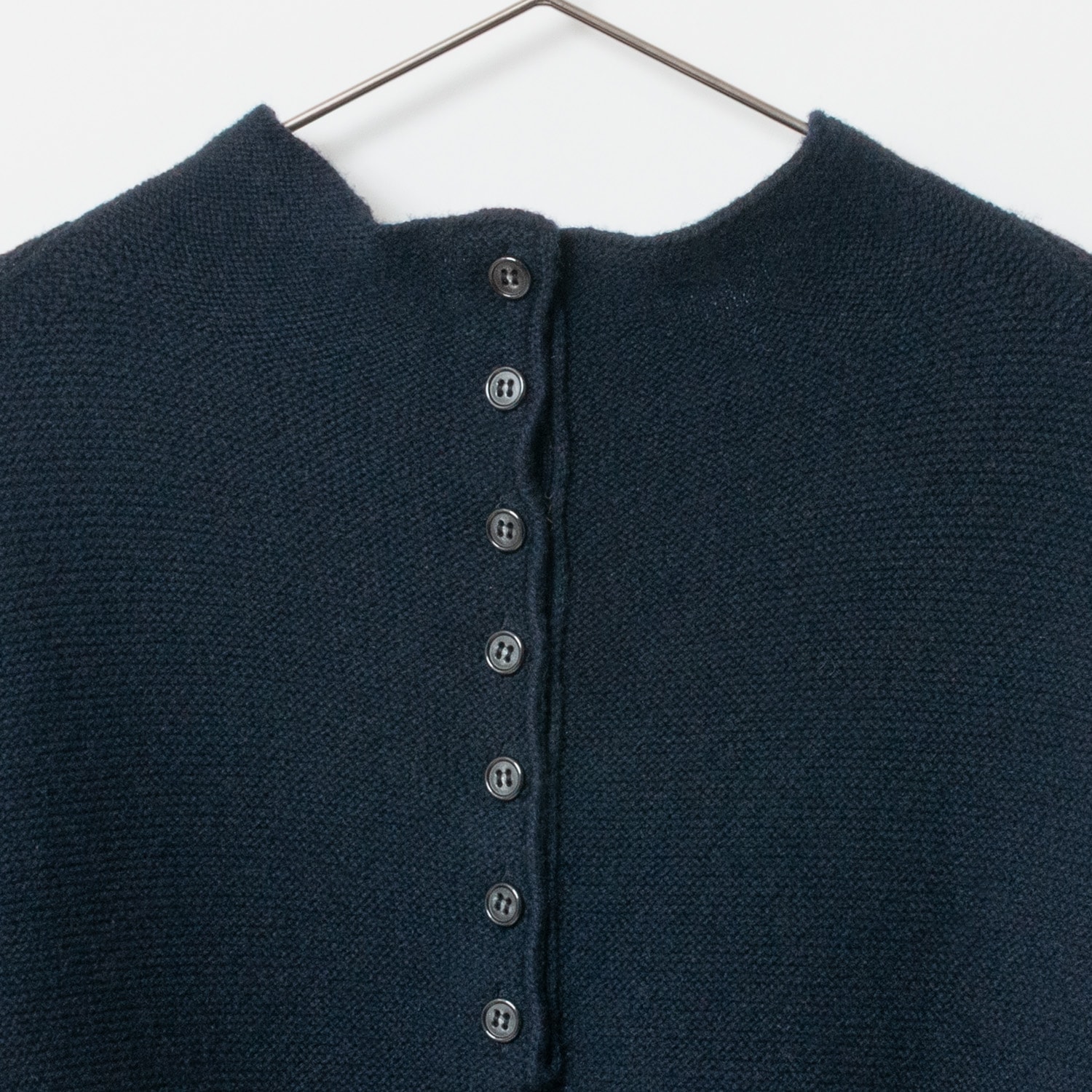 [le ciel de HARRISS] Back Button Polo Knit