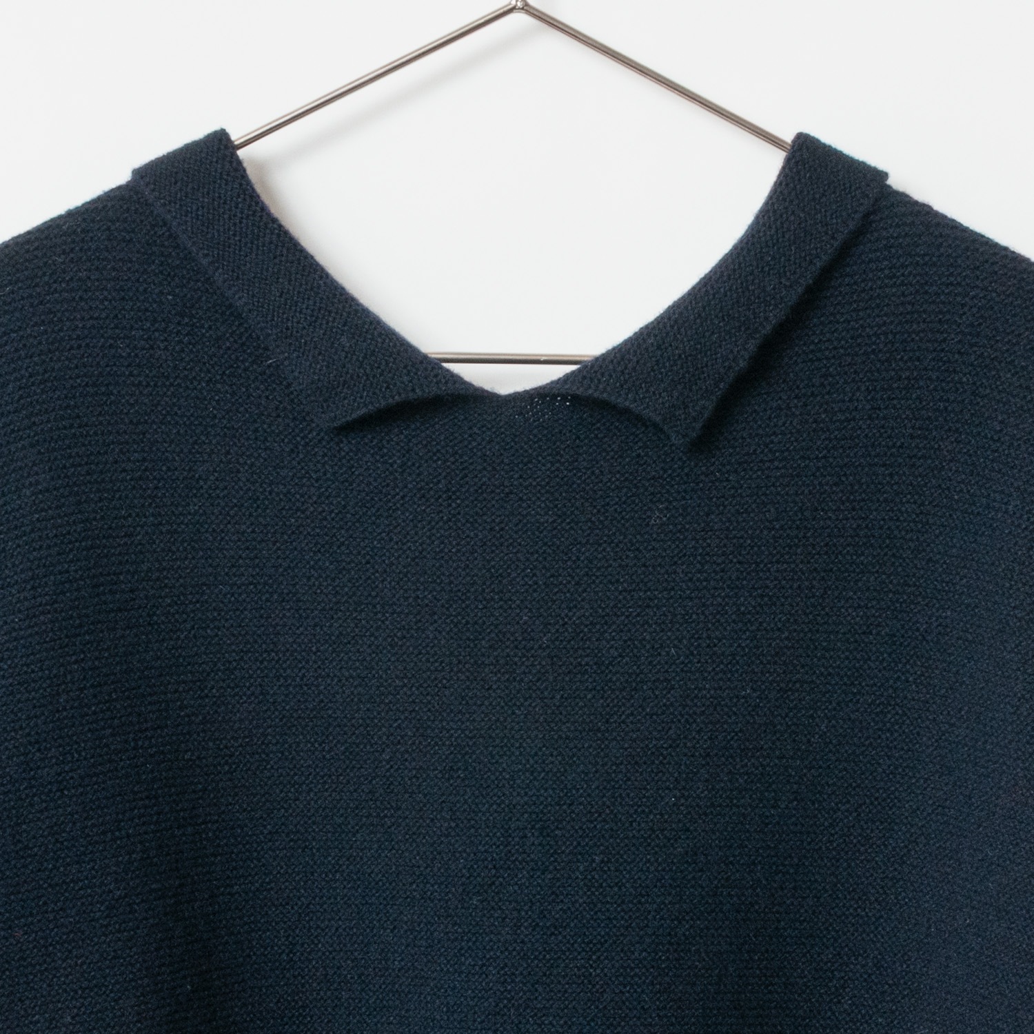 [le ciel de HARRISS] Back Button Polo Knit
