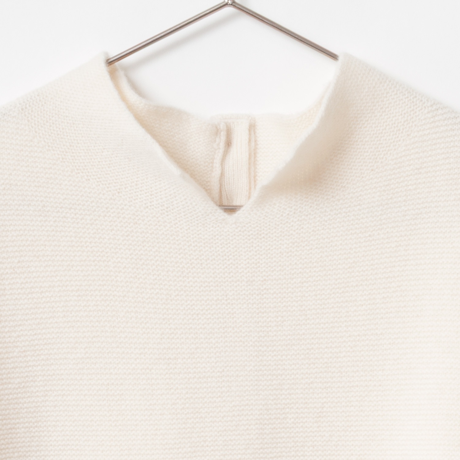 [le ciel de HARRISS] Back Button Polo Knit