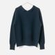 [le ciel de HARRISS] Back Button Polo Knit