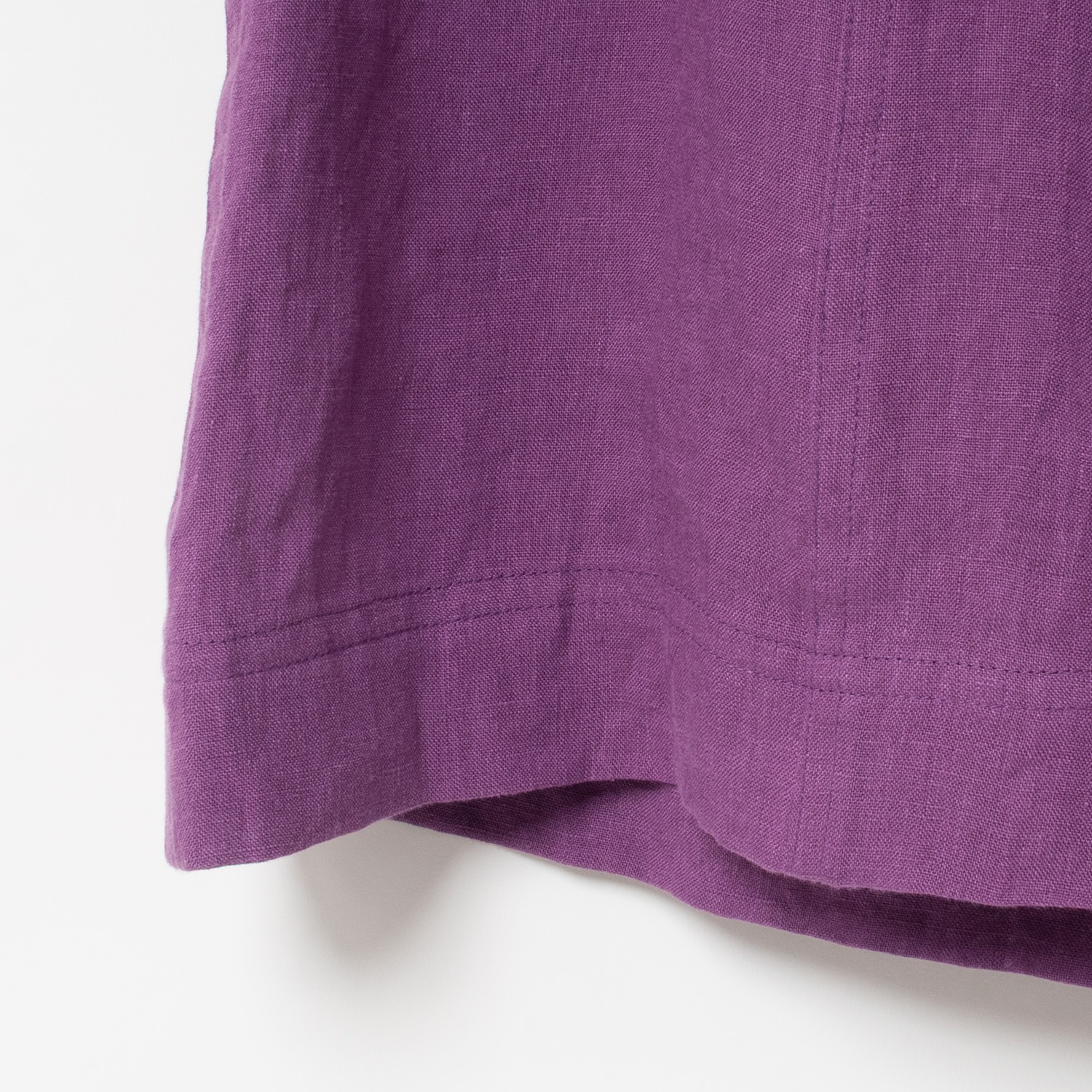 [Harriss] Linen Cropped Wide Pants