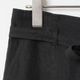 [Harriss] Linen Cropped Wide Pants