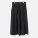 [Harriss] Linen Cropped Wide Pants