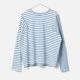 [RaPPELER] Asymmetrical Striped Cut and Sewn_Blue(51)