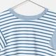 [RaPPELER] Asymmetrical Striped Cut and Sewn_Blue(51)