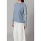 [RaPPELER] Asymmetrical Striped Cut and Sewn_Blue(51)