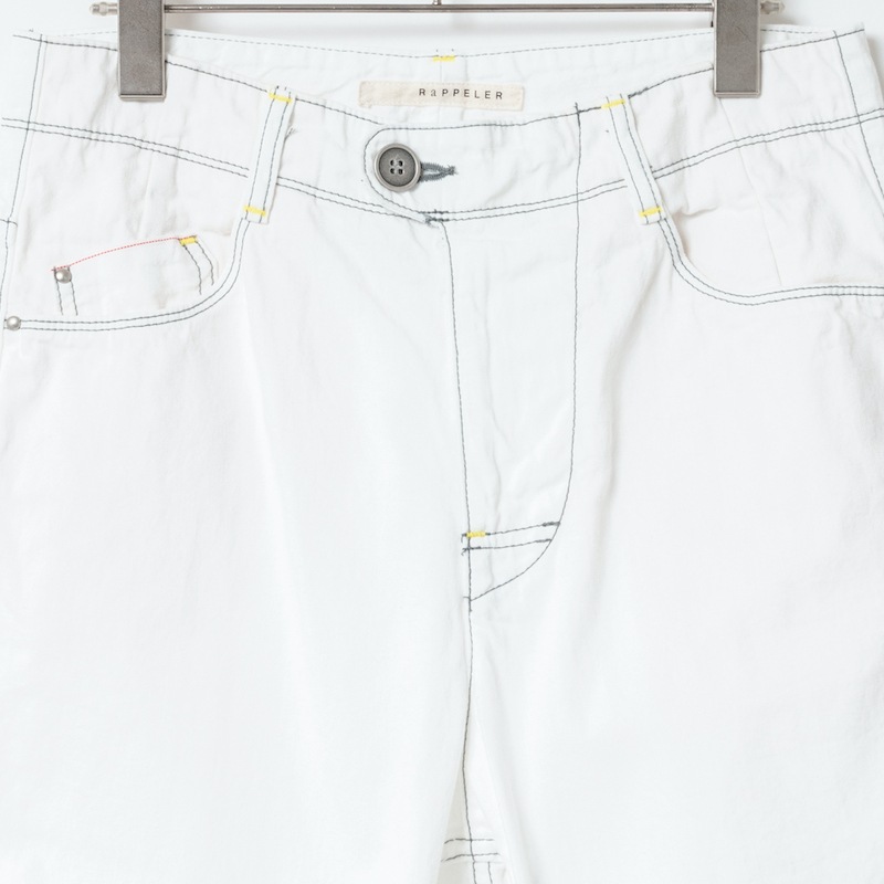 [RaPPELER] Classic selvedge denim_white(01)