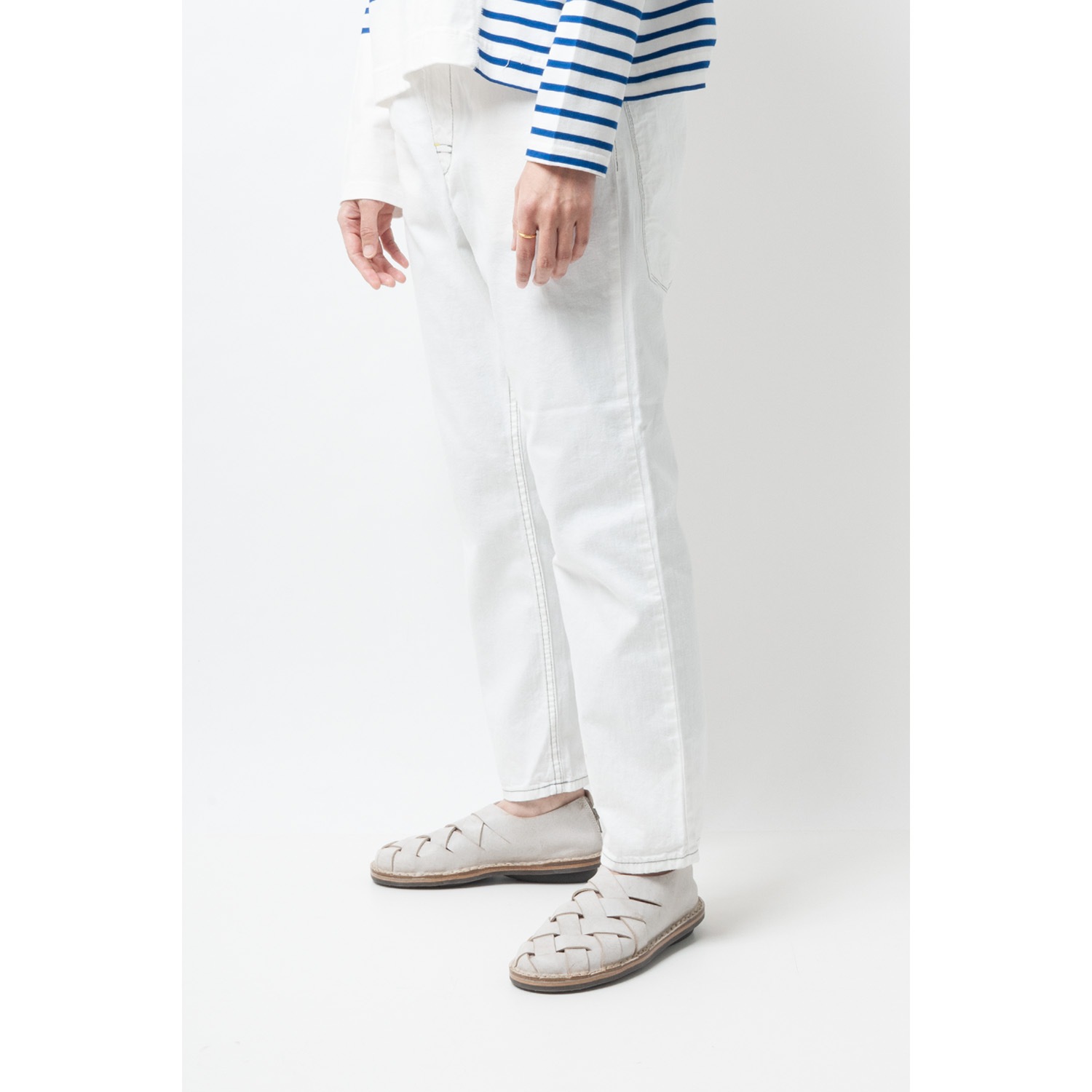 [RaPPELER] Classic selvedge denim_white(01)