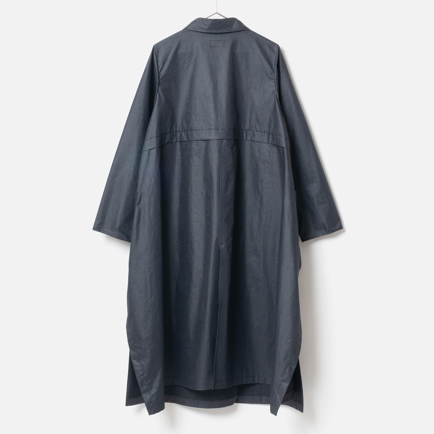 [RaPPELER] Vintage-style robe coat_Black(80)