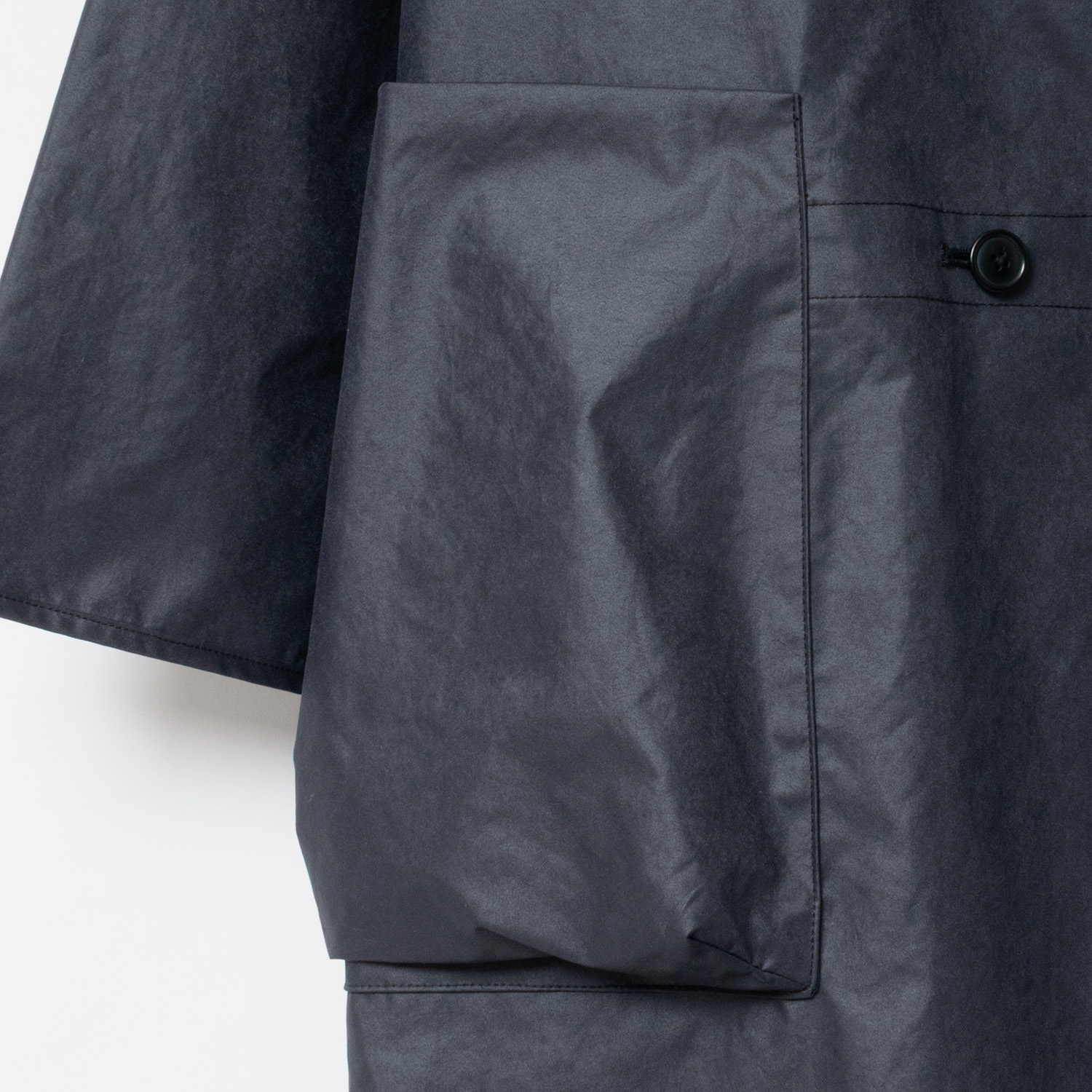 [RaPPELER] Vintage-style robe coat_Black(80)
