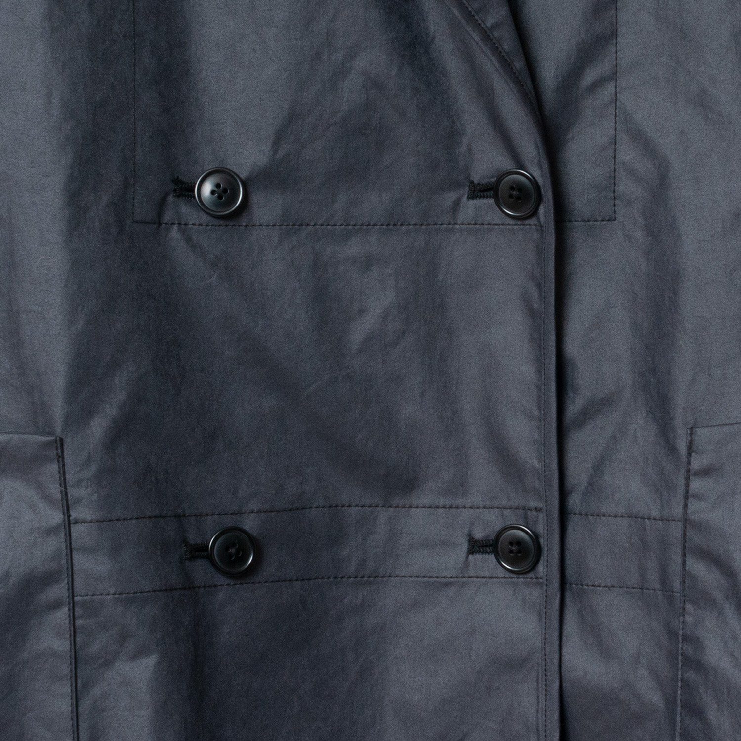 [RaPPELER] Vintage-style robe coat_Black(80)