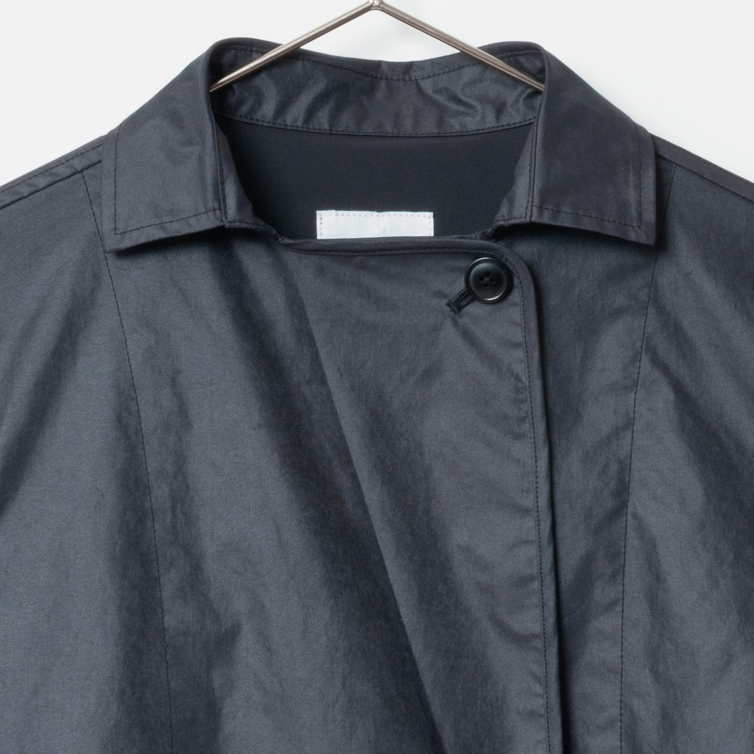 [RaPPELER] Vintage-style robe coat_Black(80)