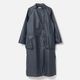 [RaPPELER] Vintage-style robe coat_Black(80)
