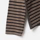 [RaPPELER] Asymmetrical Striped Cut and Sewn_Dark Brown(70)