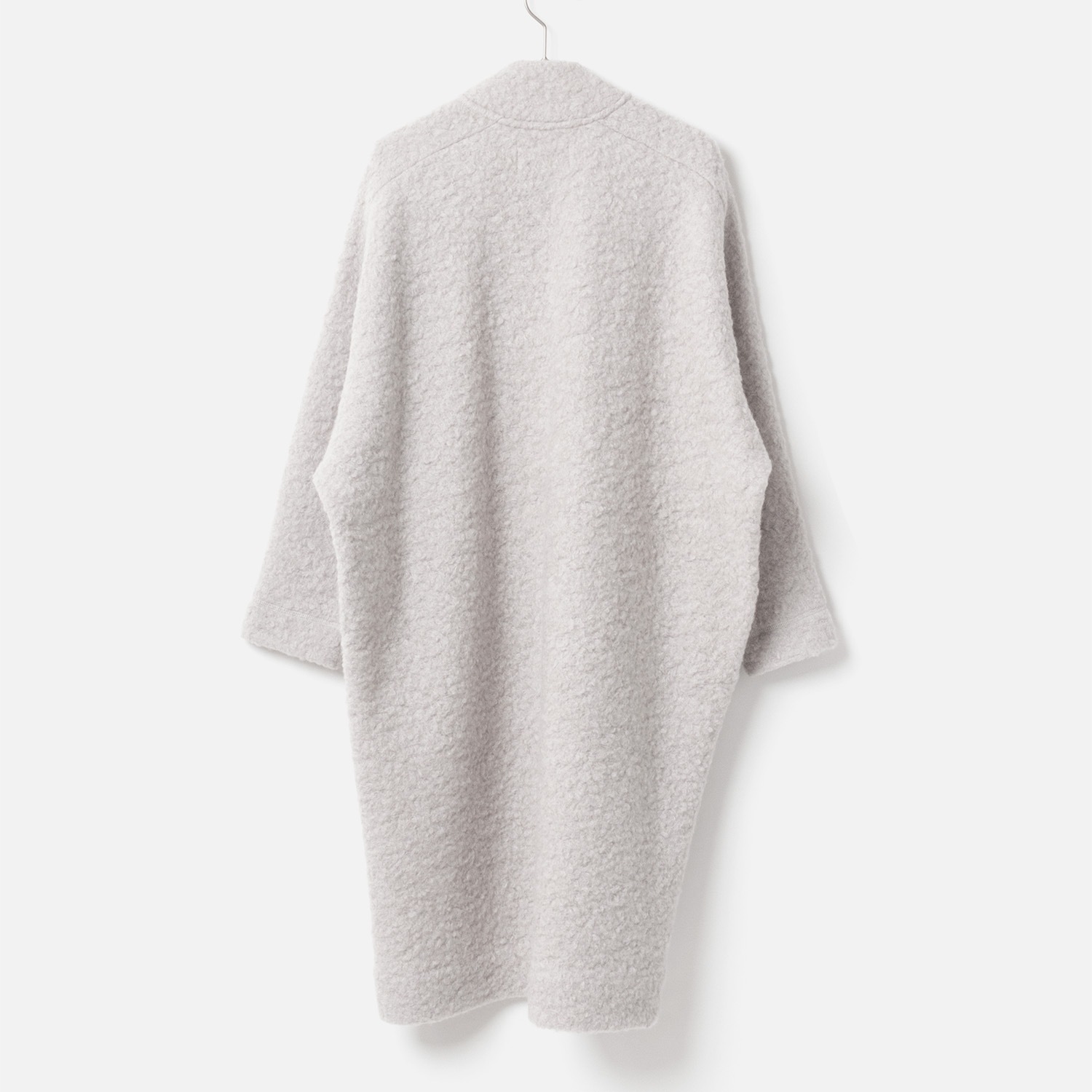 [RaPPELER] Loop Inlay Compression Knit Coat_Off white(02)