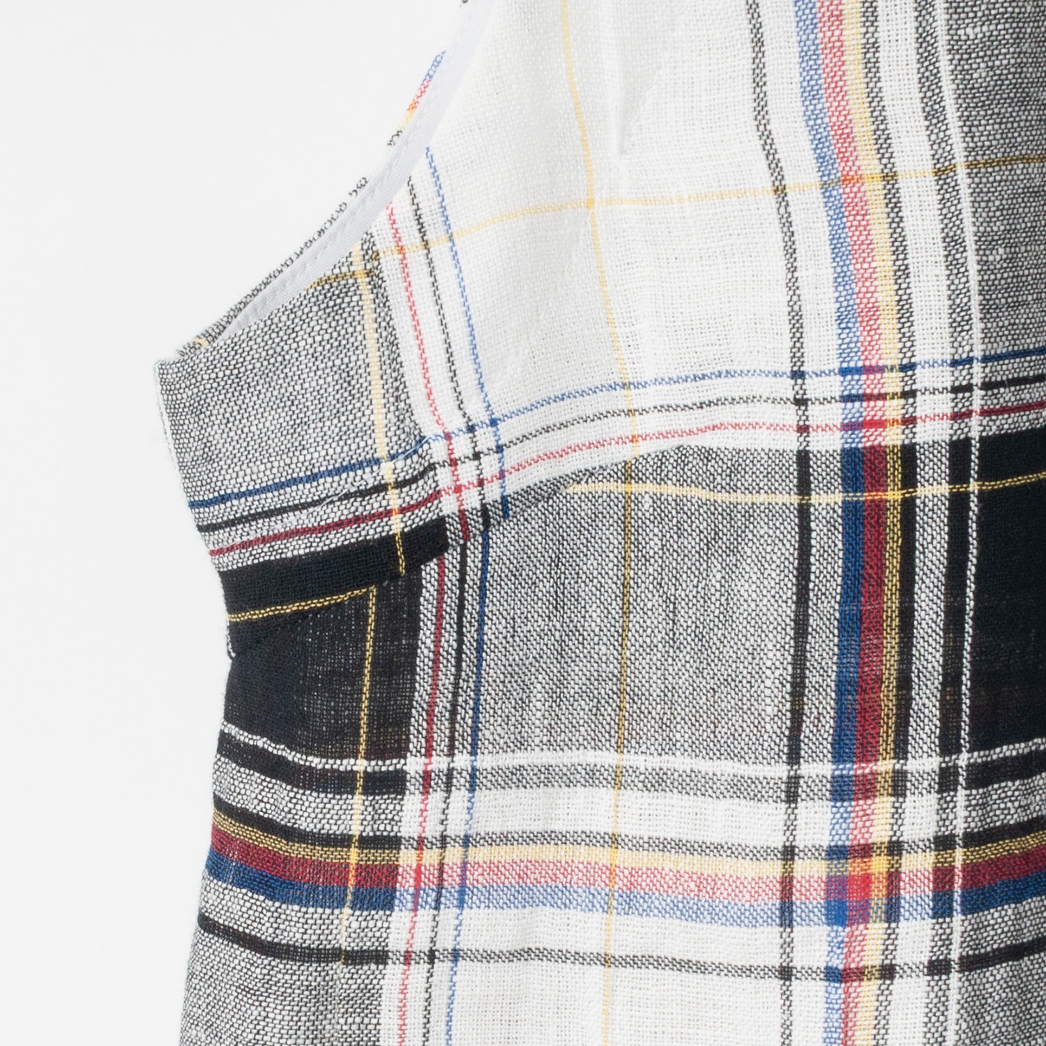 [Harriss] Tartan Check Sleeveless Blouse