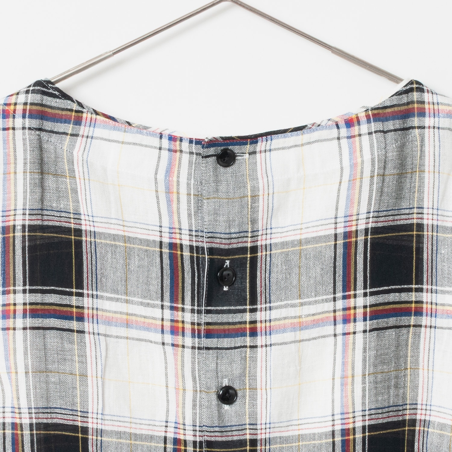 [Harriss] Tartan Check Sleeveless Blouse