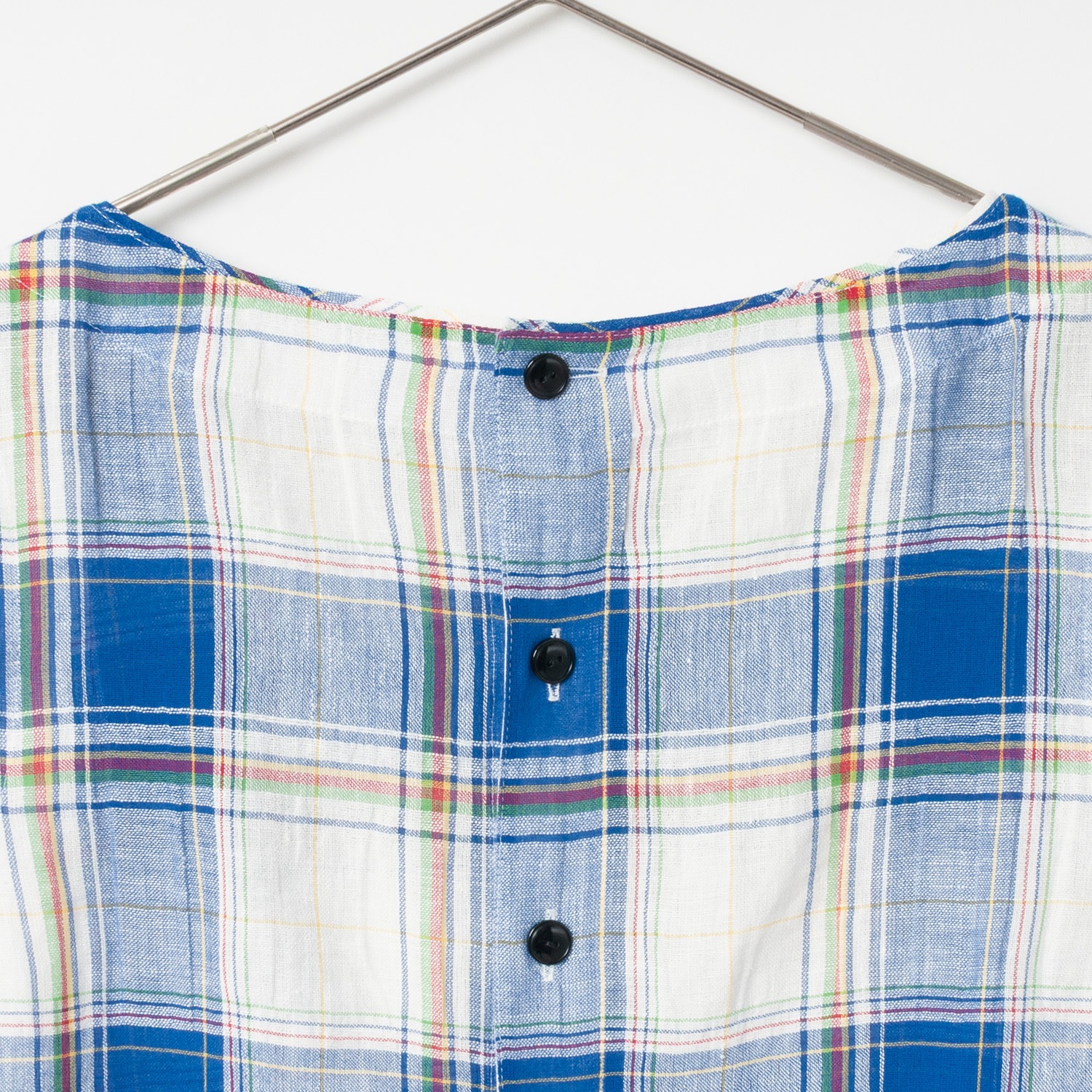 [Harriss] Tartan Check Sleeveless Blouse