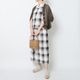 [Harriss] Tartan Check Sleeveless Blouse