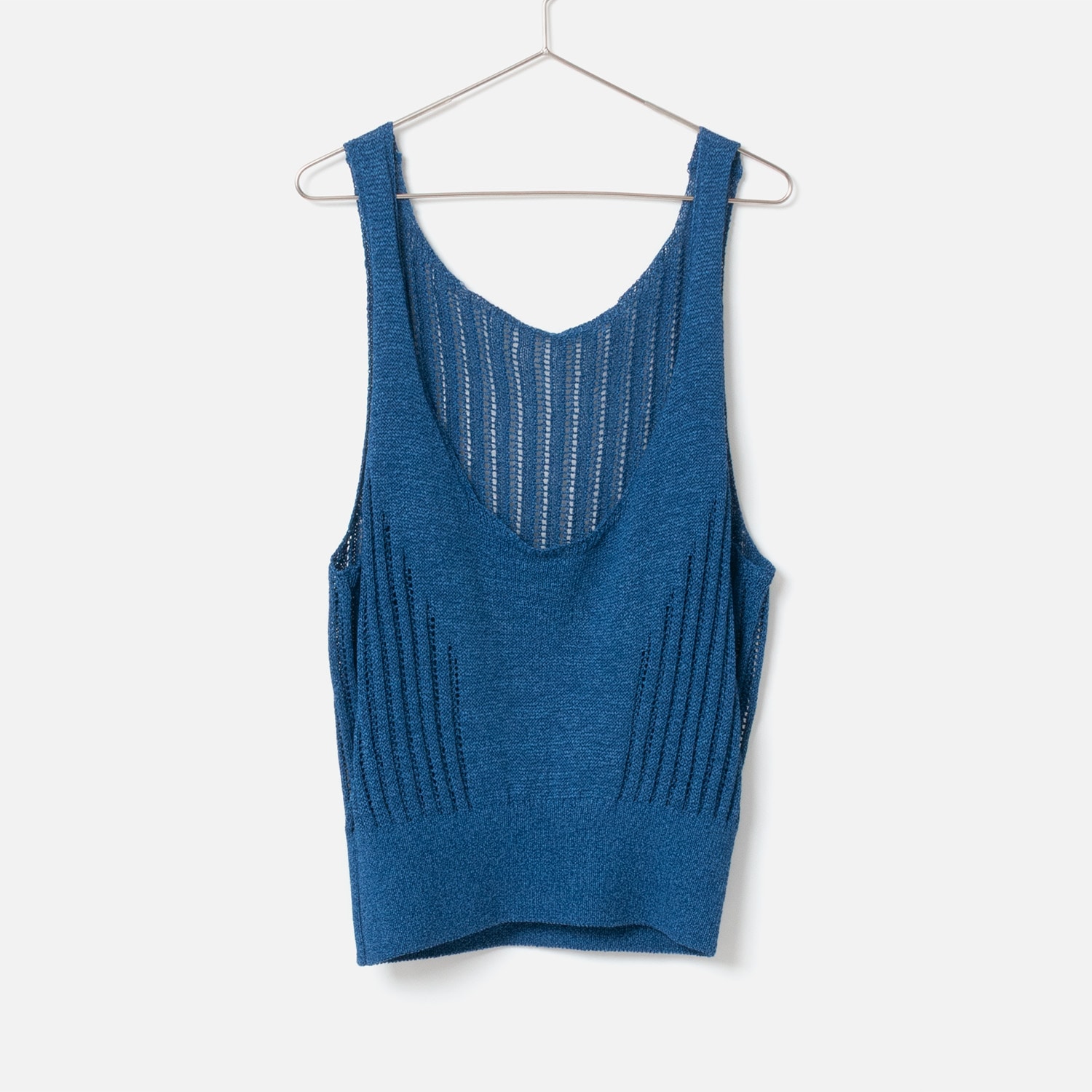 [RaPPELER] Paper Cotton Vest_Sax blue(52)