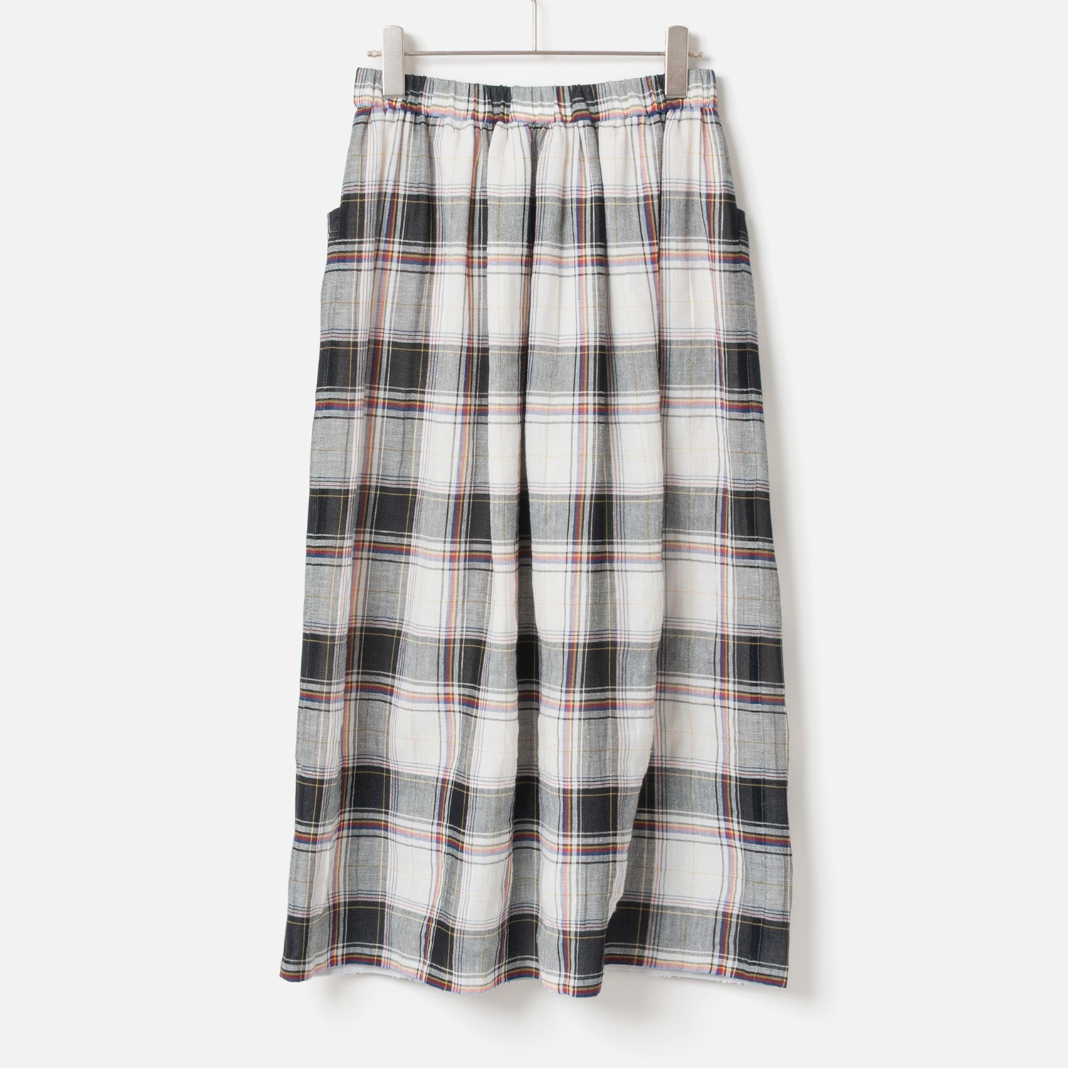[Harriss] Tartan Check Gather Skirt