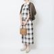 [Harriss] Tartan Check Gather Skirt