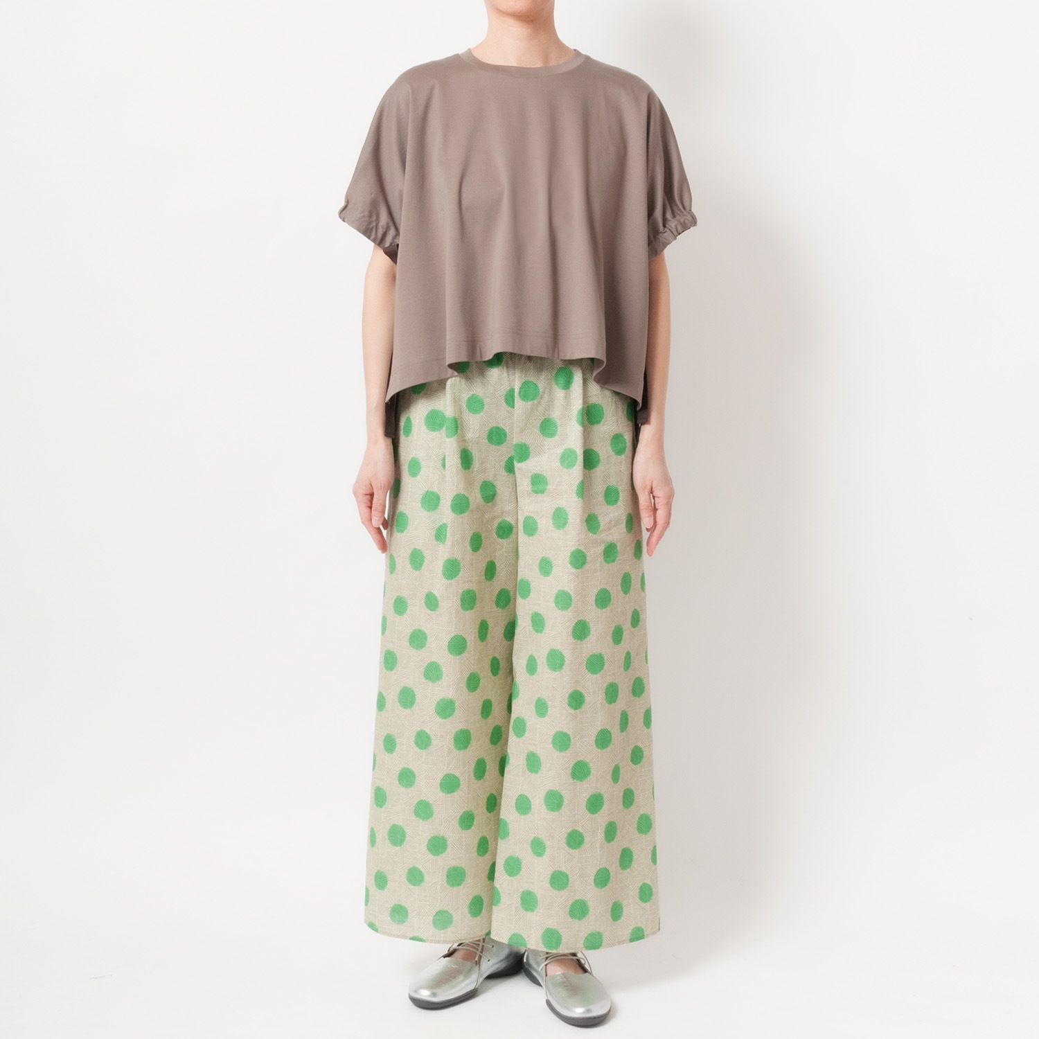 [HarrissKeiko Okamoto] Dolman Jersey Pullover_Light brown(72)