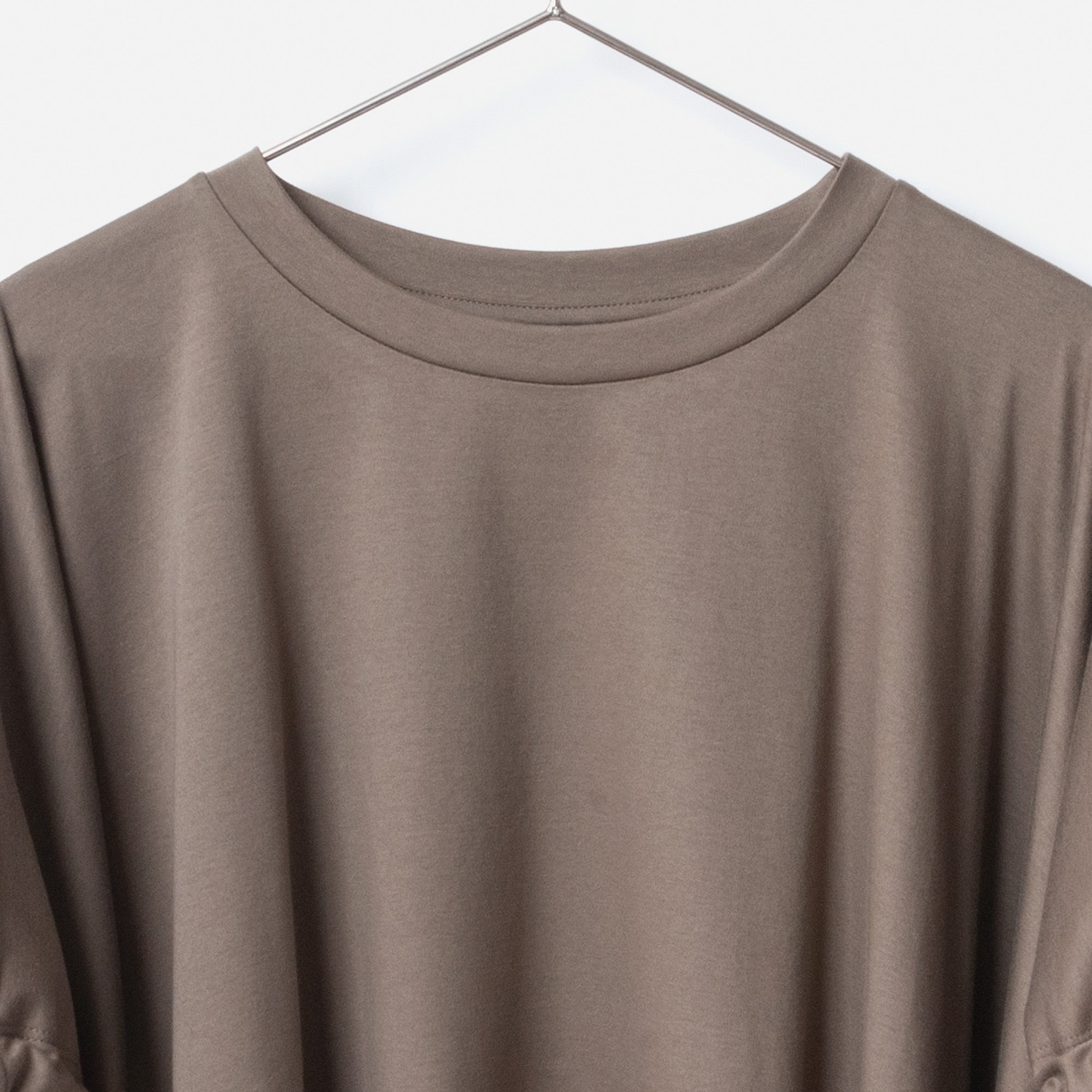 [HarrissKeiko Okamoto] Dolman Jersey Pullover_Light brown(72)