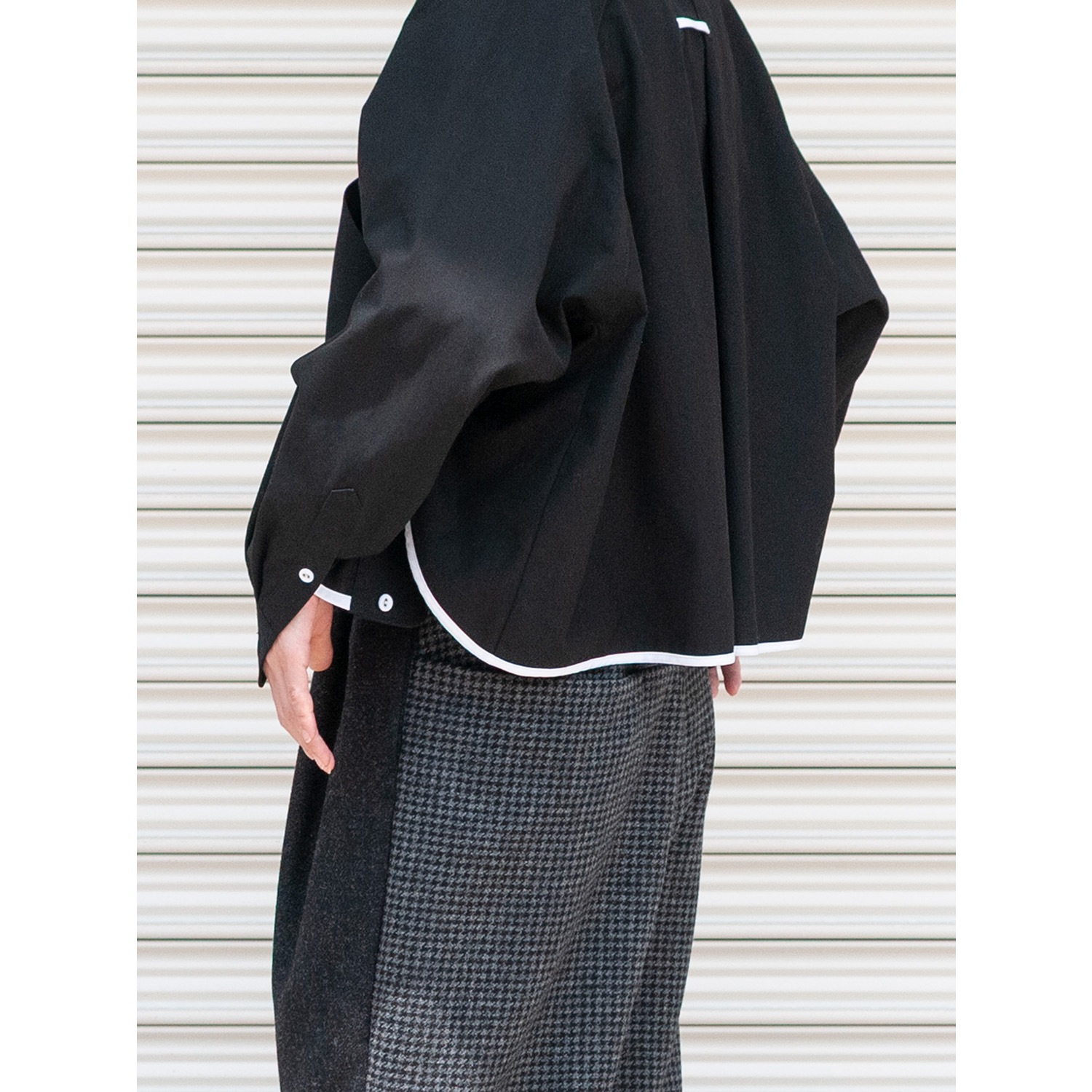 [RaPPELER] Compact design shirt_Black(80)