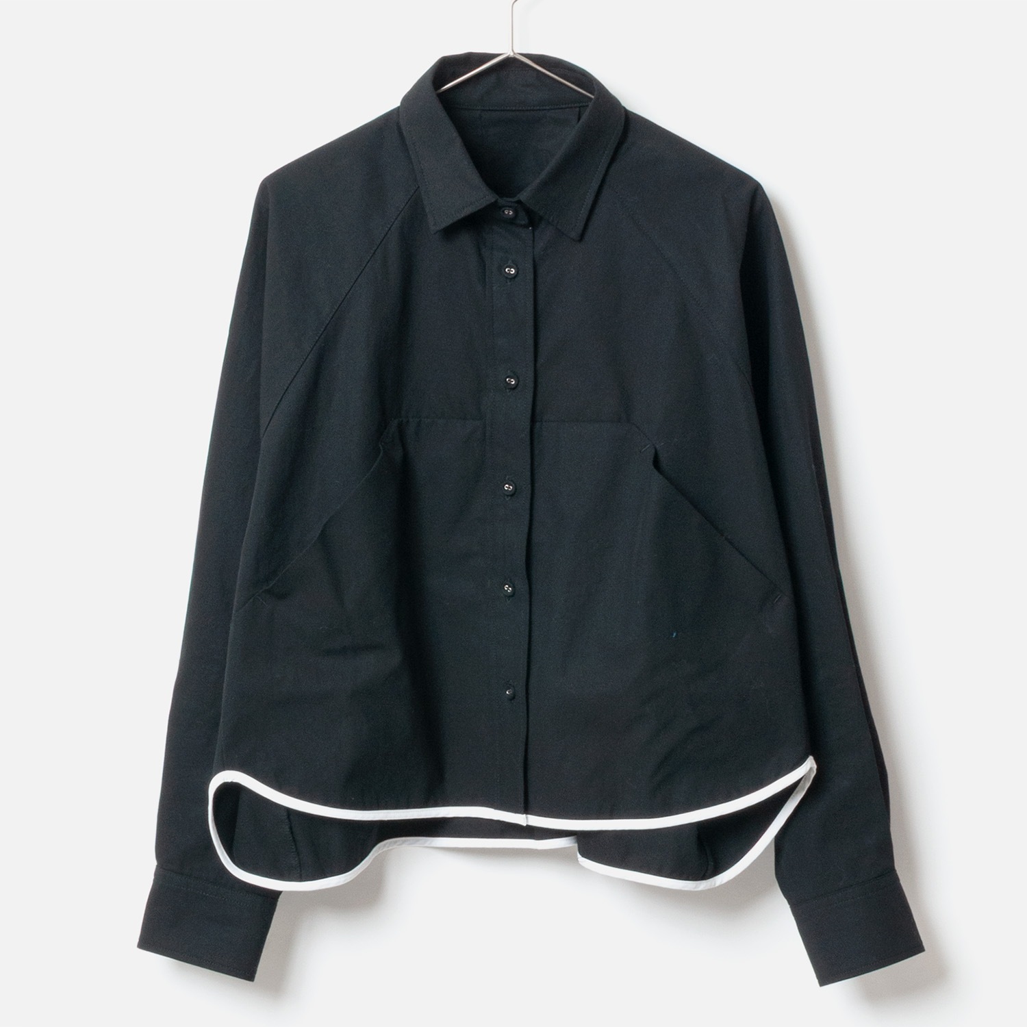 [RaPPELER] Compact design shirt_Black(80)