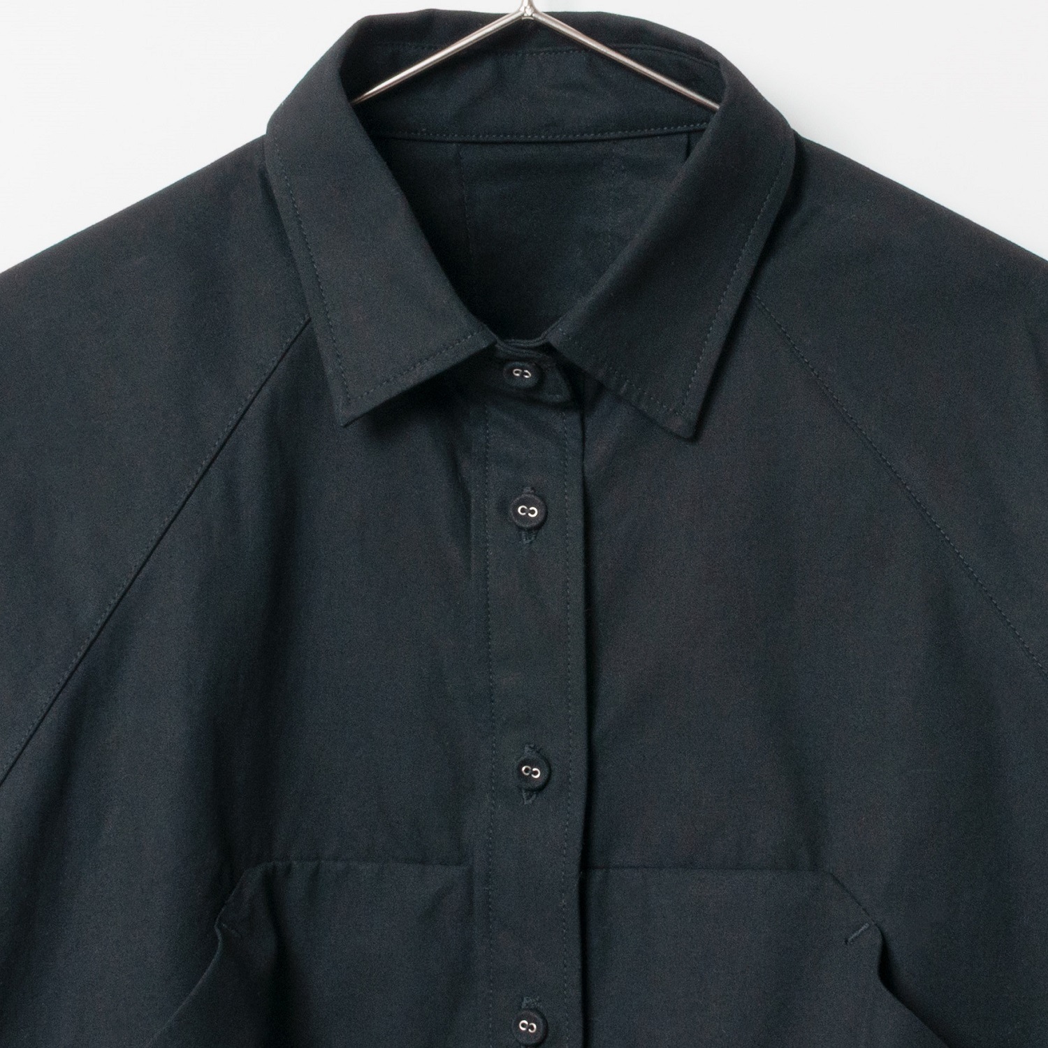 [RaPPELER] Compact design shirt_Black(80)