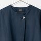 [Harriss �� Keiko Okamoto] No Collar Cardigan Blouson_Navy blue(50)