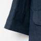 [Harriss �� Keiko Okamoto] No Collar Cardigan Blouson_Navy blue(50)