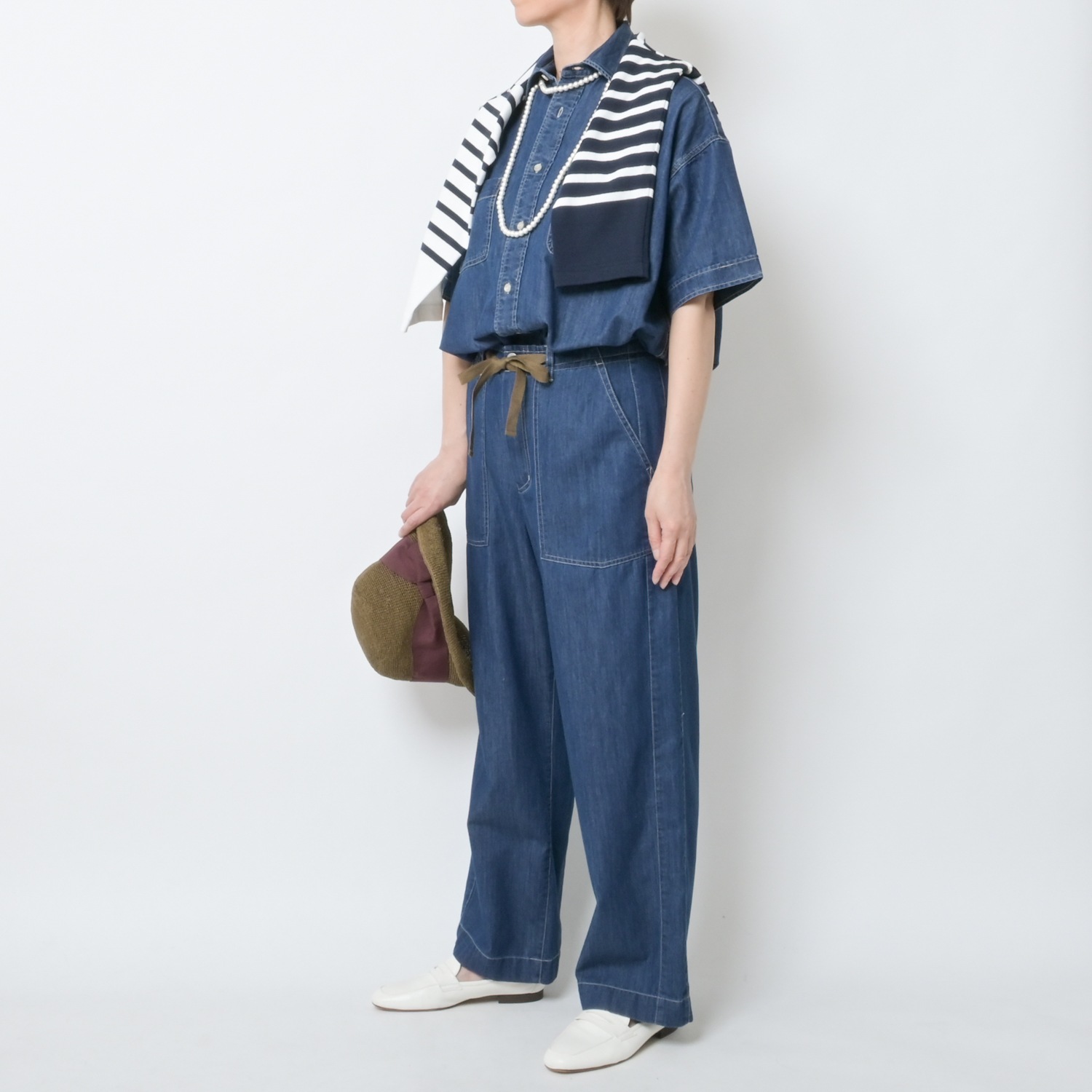 [Harriss] Light Ounce Denim Overshirt_blue(53)