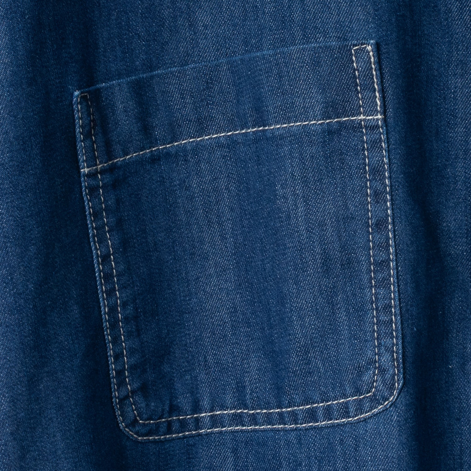 [Harriss] Light Ounce Denim Overshirt_blue(53)