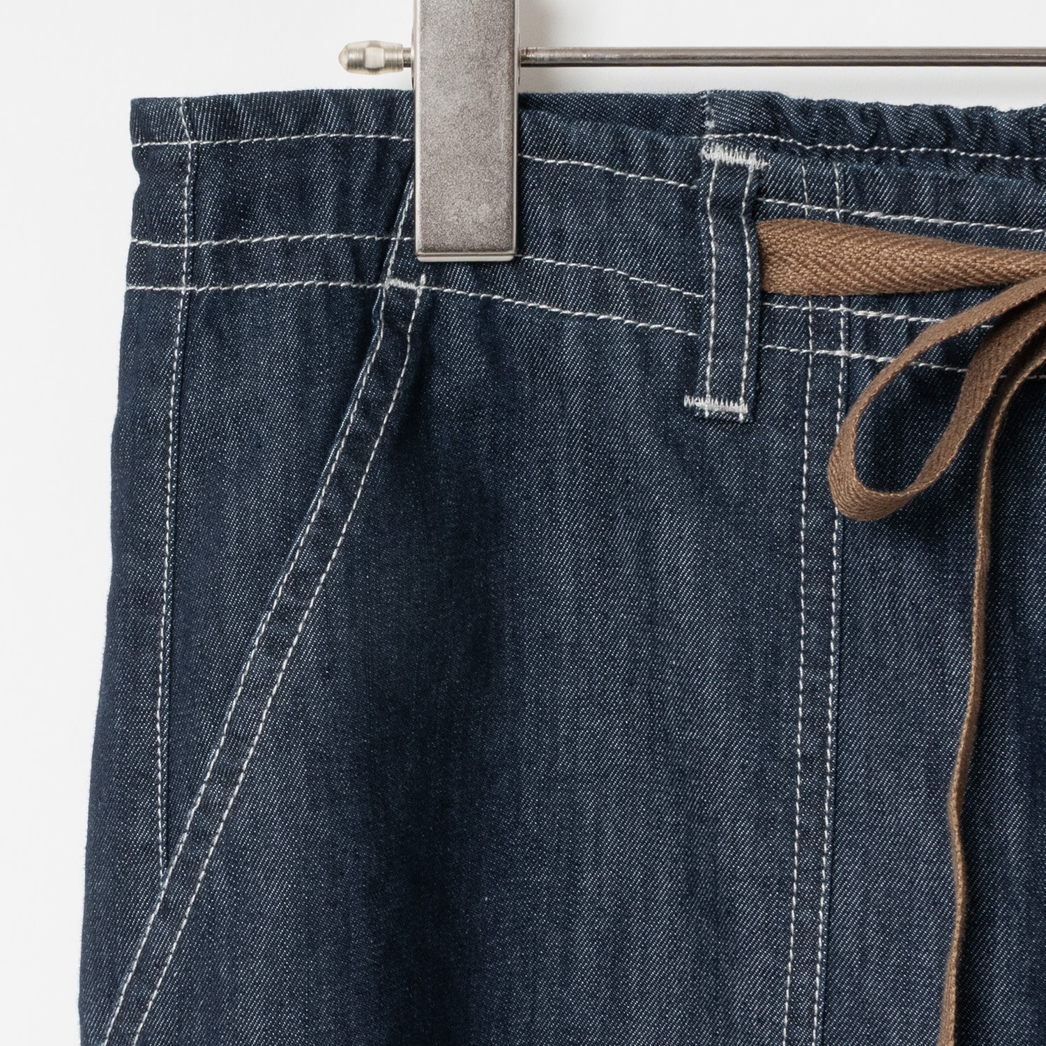 [Harriss] Light Ounce Denim Easy Pants