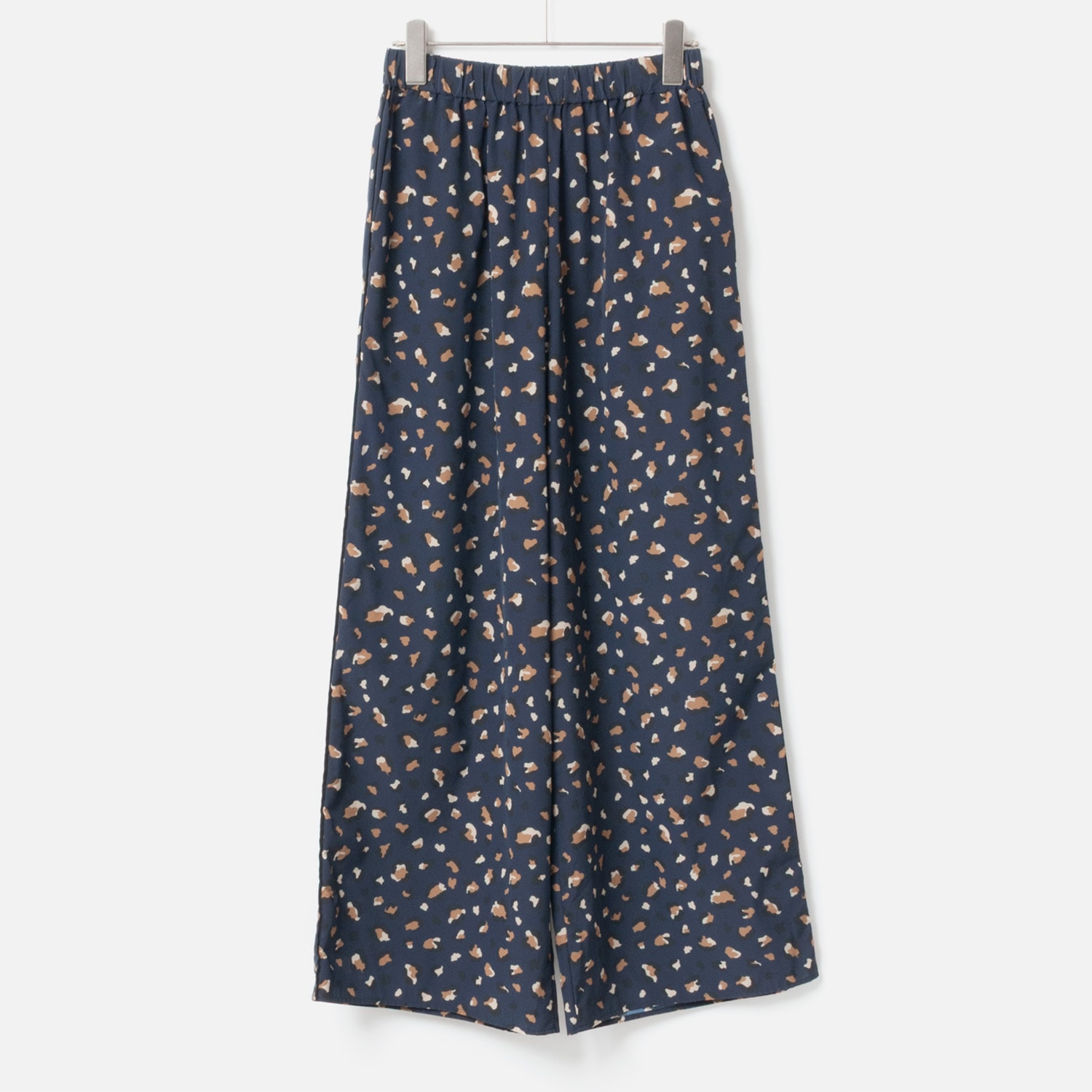 [Harriss] Leopard Pattern Semi-Wide Pants