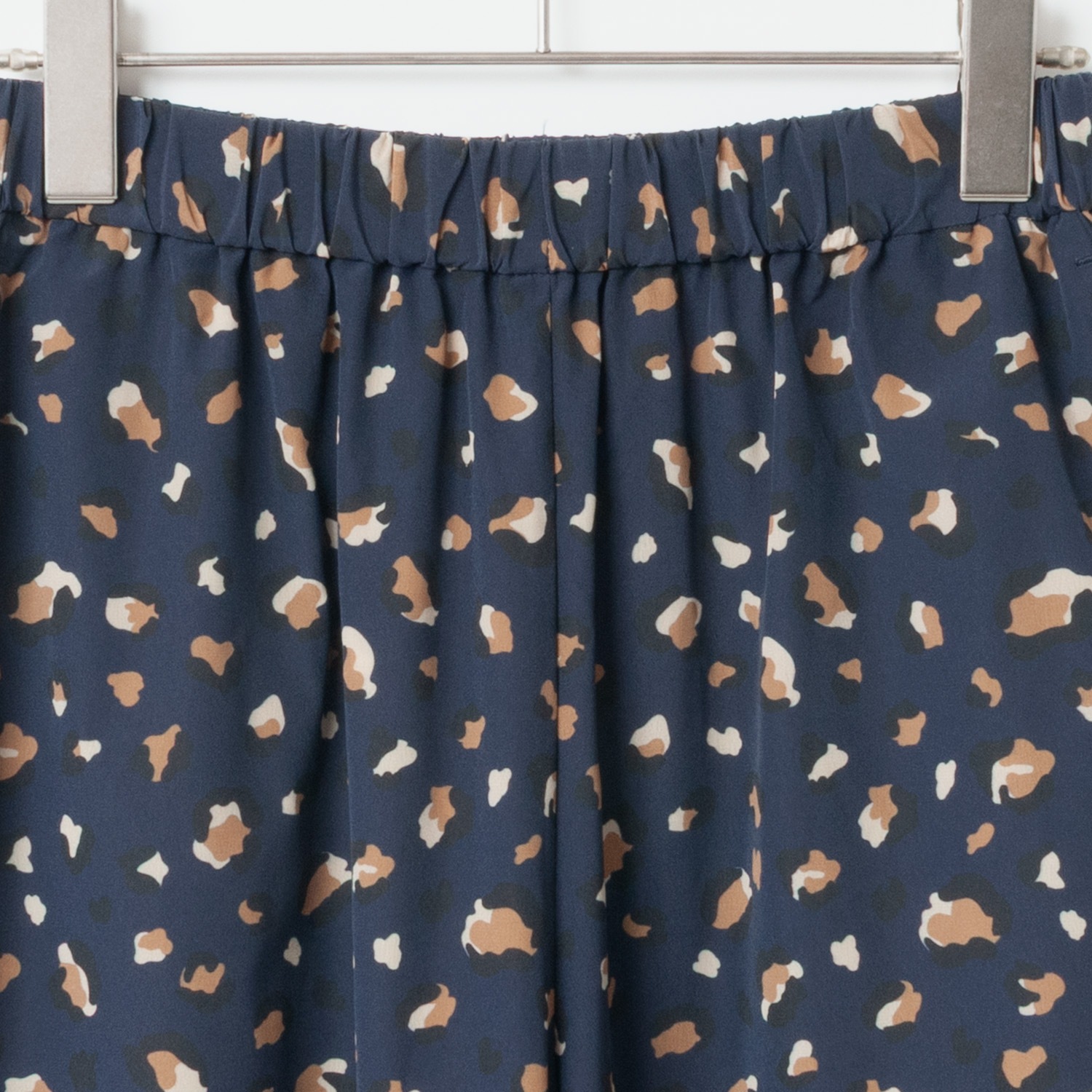 [Harriss] Leopard Pattern Semi-Wide Pants