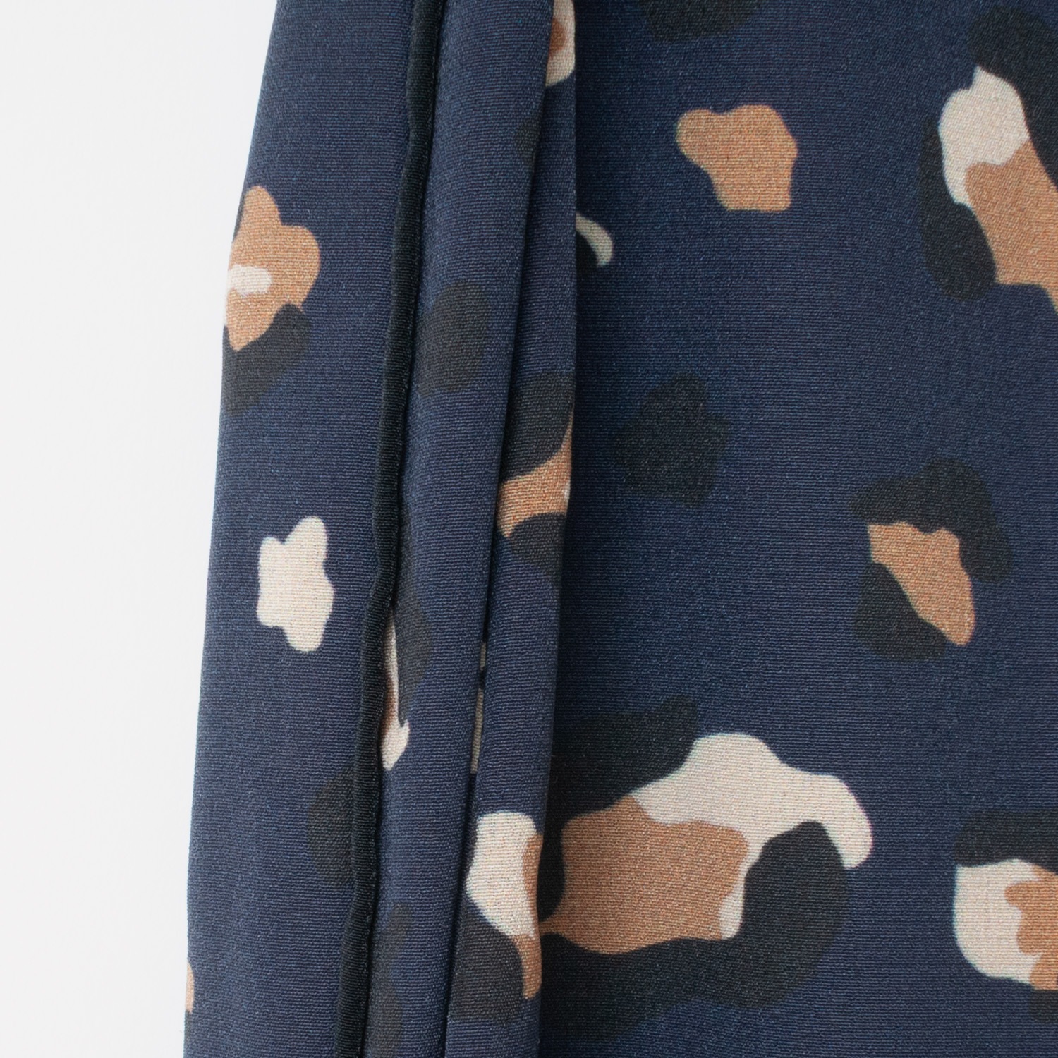 [Harriss] Leopard Pattern Semi-Wide Pants