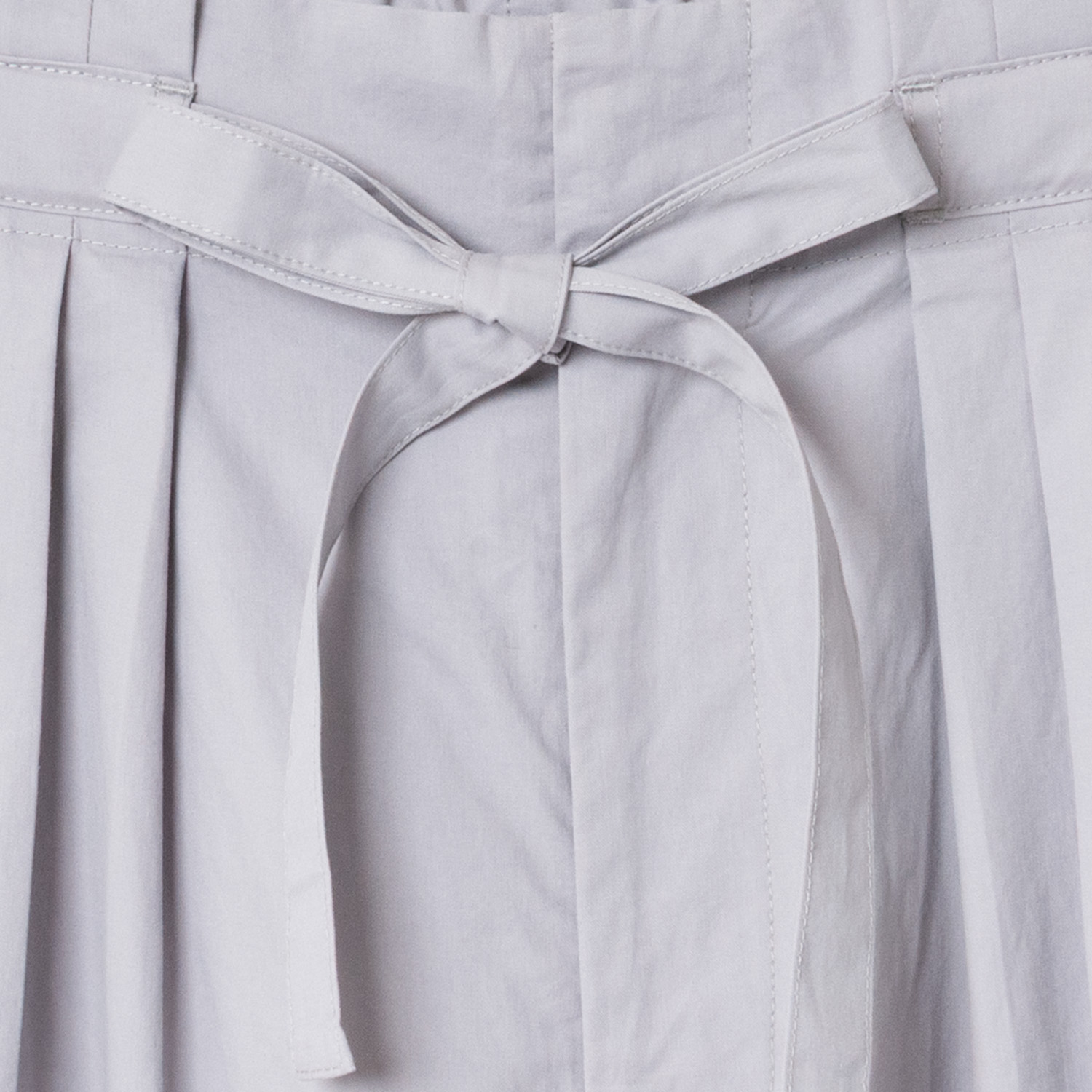 [Harriss] Compact cotton twill semi-wide pants