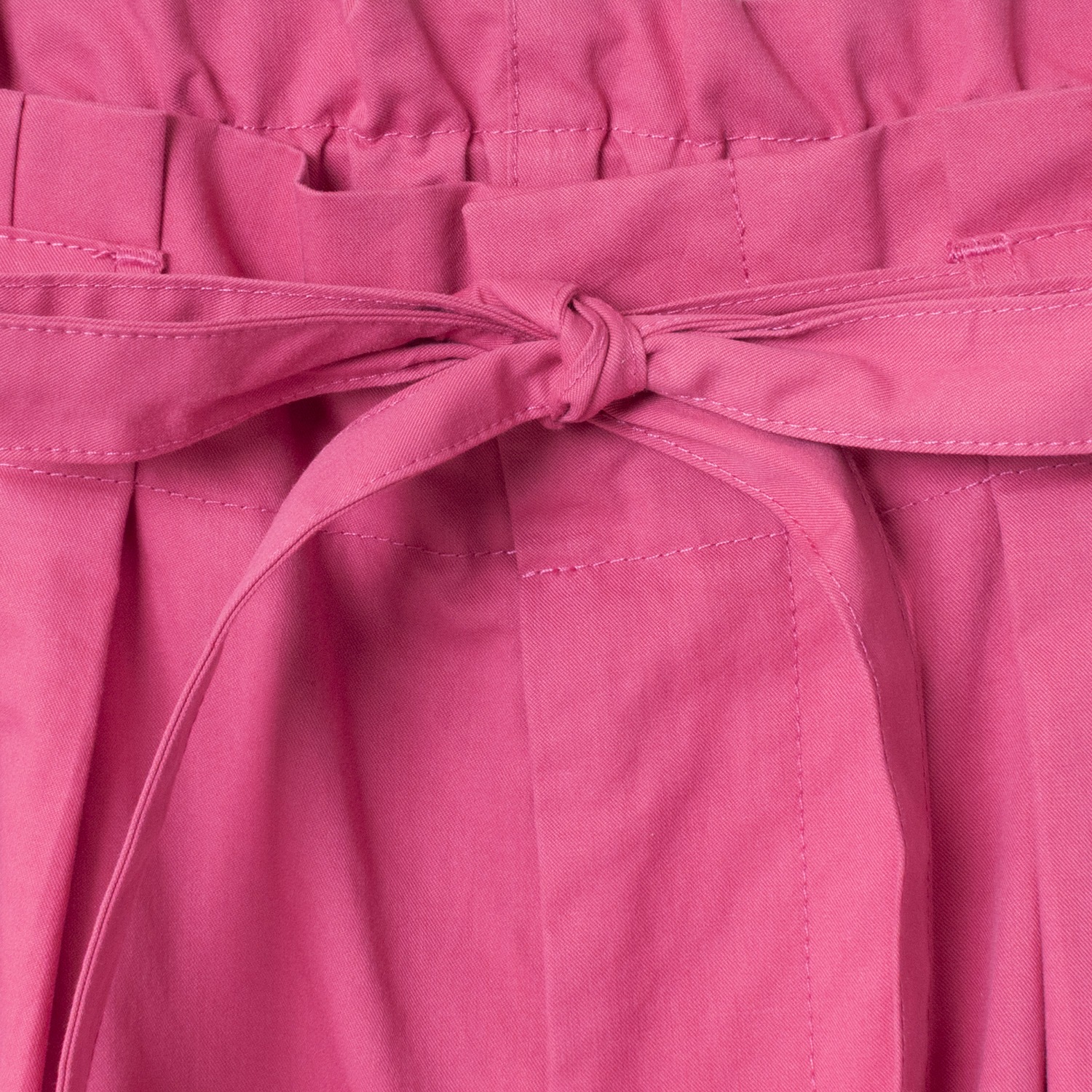 [Harriss] Compact cotton twill semi-wide pants